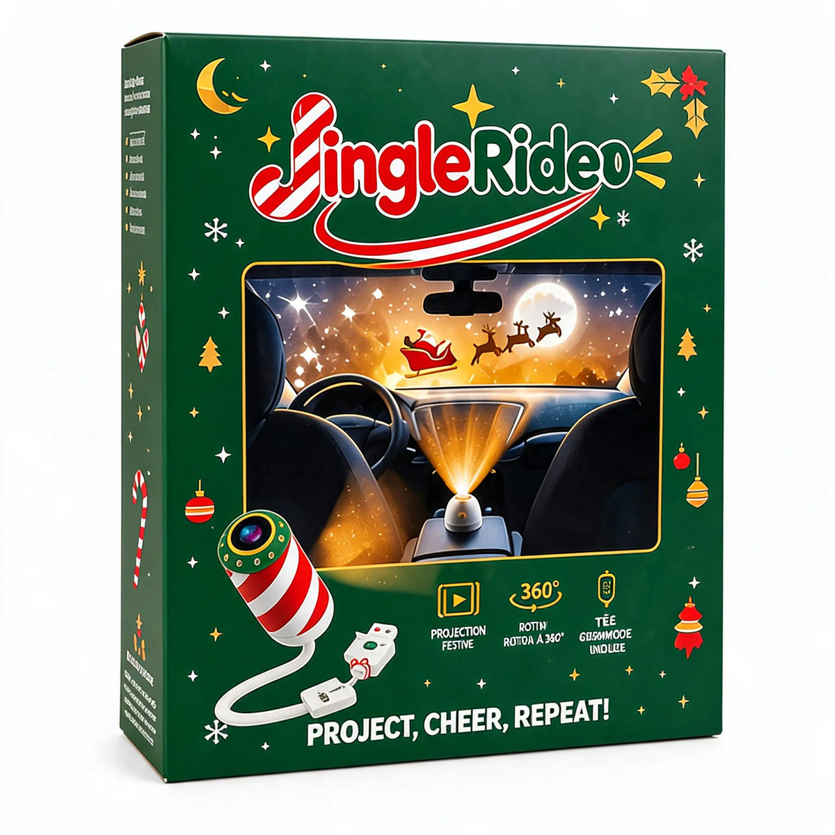 Glow Ride - Christmas Car Projector